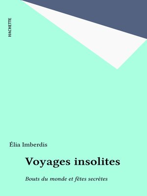 cover image of Voyages insolites